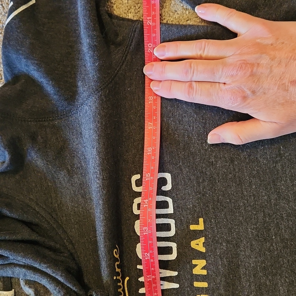 District Dark Gray Hoodie with White and Gold Accents - Picture 5 of 6